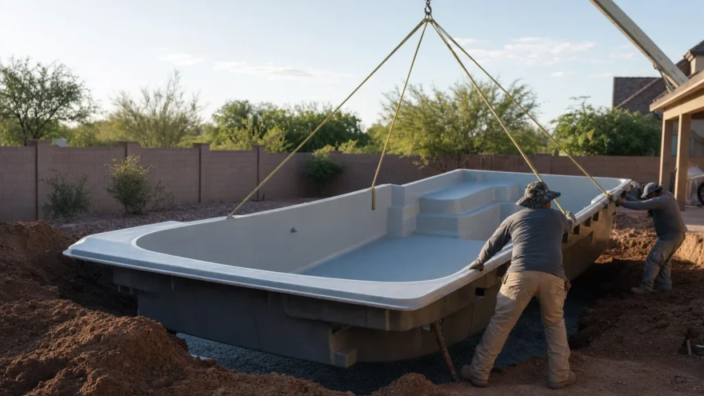Should a pool builder have separate pages for each pool type?