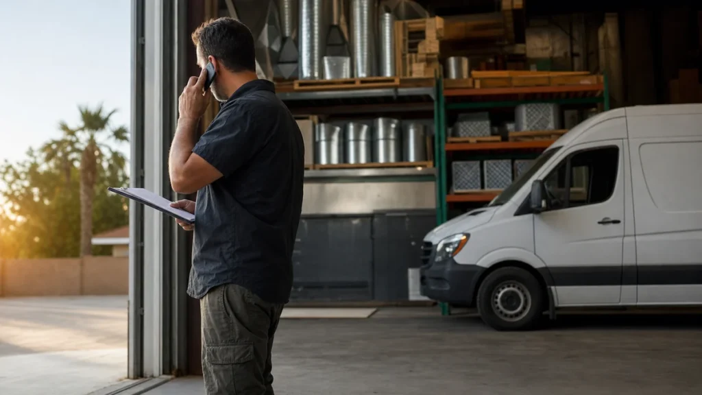 How should my HVAC office handle incoming calls from new customers?