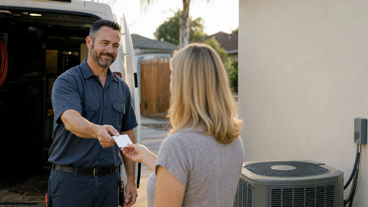 How do I get my HVAC techs to ask customers for Google reviews?