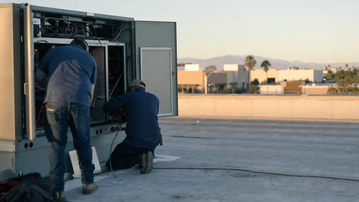 How should a commercial HVAC company market itself?