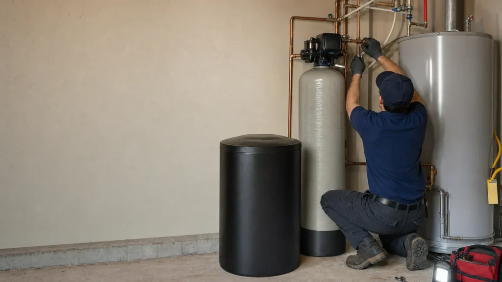 How do I market water softeners and filtration as a plumber?