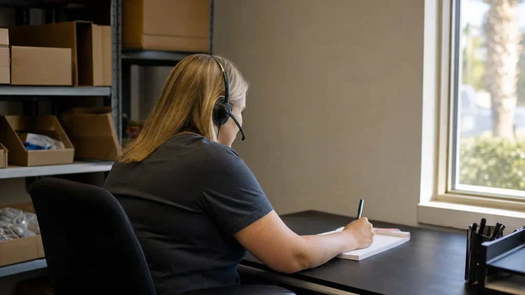 How fast should my plumbing office answer a new call?