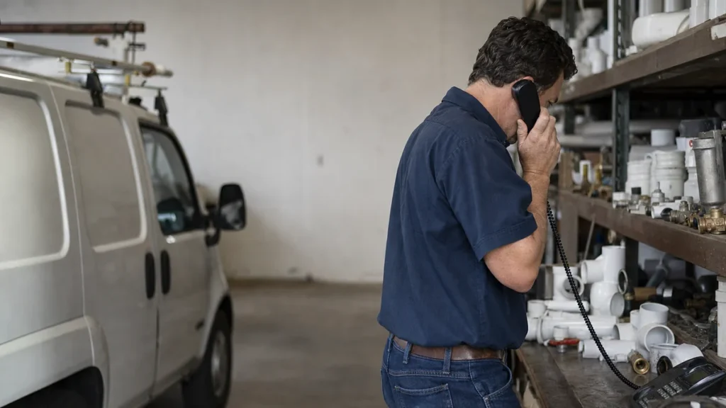 Why did my plumbing phone suddenly stop ringing?