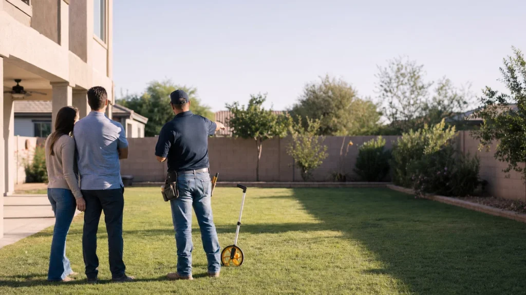 How do pool builders qualify leads before the design consultation?
