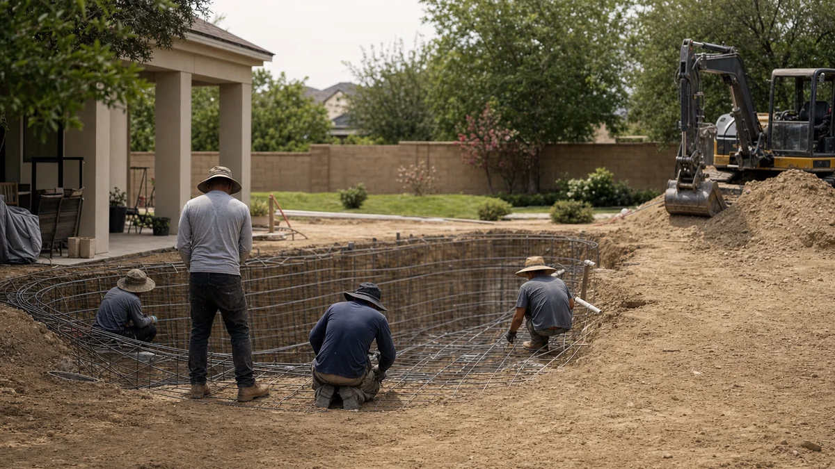 Should a pool builder pause marketing when the schedule is full?