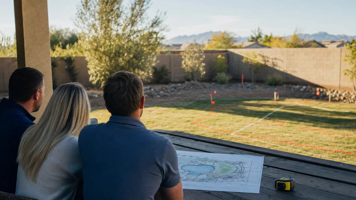 How do pool builders turn design consultations into signed contracts?