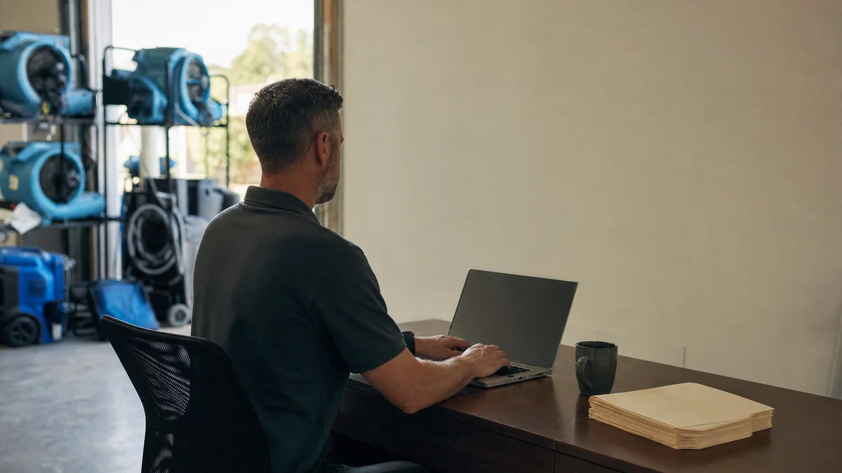 How should a restoration company reply to Google reviews?