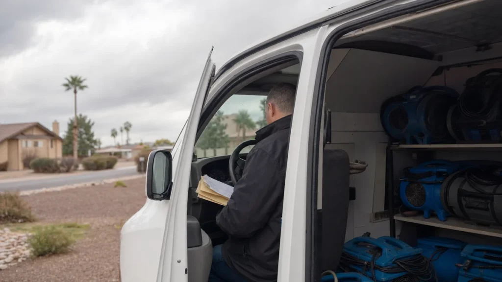 What is a good cost per booked job for a restoration company?