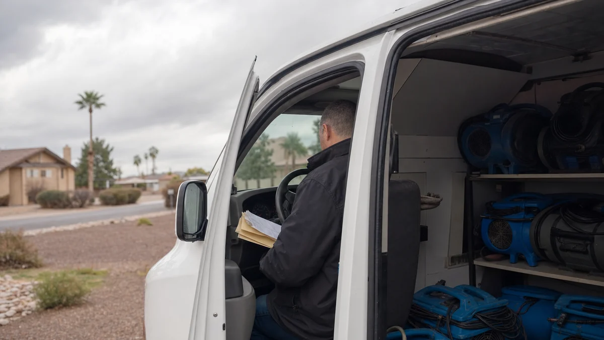 What is a good cost per booked job for a restoration company?