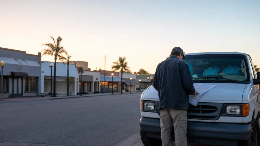 How should a restoration company build city pages that rank?