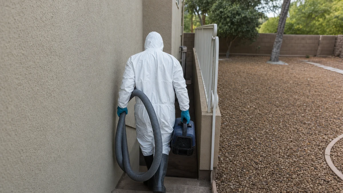 What should a sewage cleanup page say to get emergency calls?