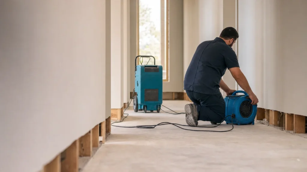How do I rank in Google for water damage restoration in my city?