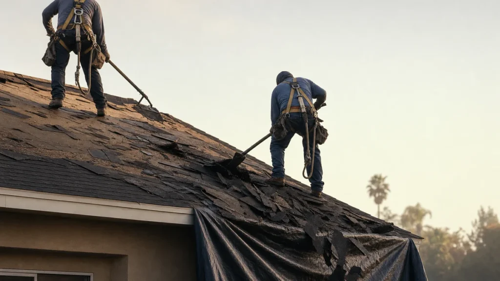 Which negative keywords should a roofer add to Google Ads?