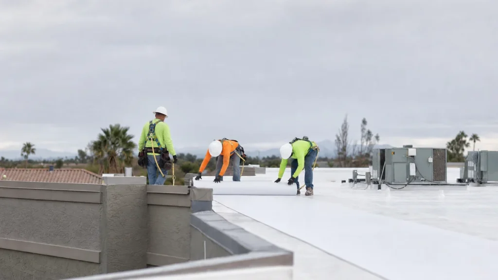 How should a roofing company market commercial roofing?