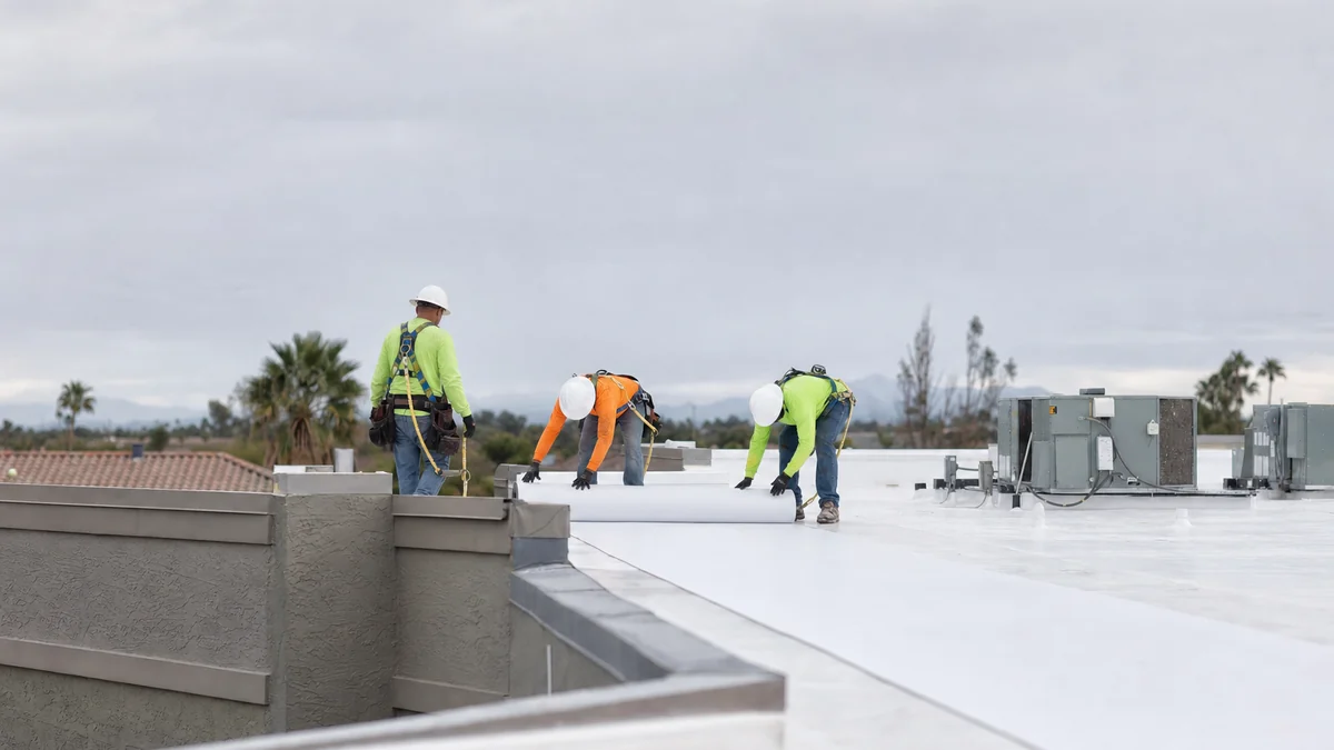 How should a roofing company market commercial roofing?