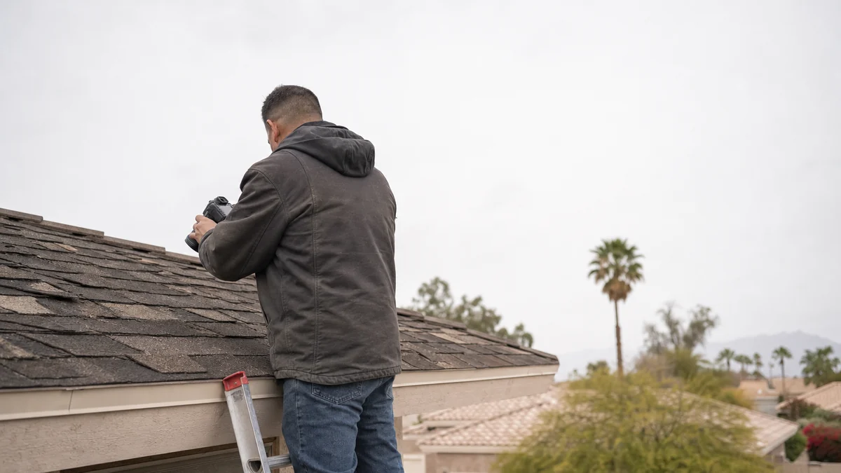 How should a roofing company follow up on unsigned estimates?